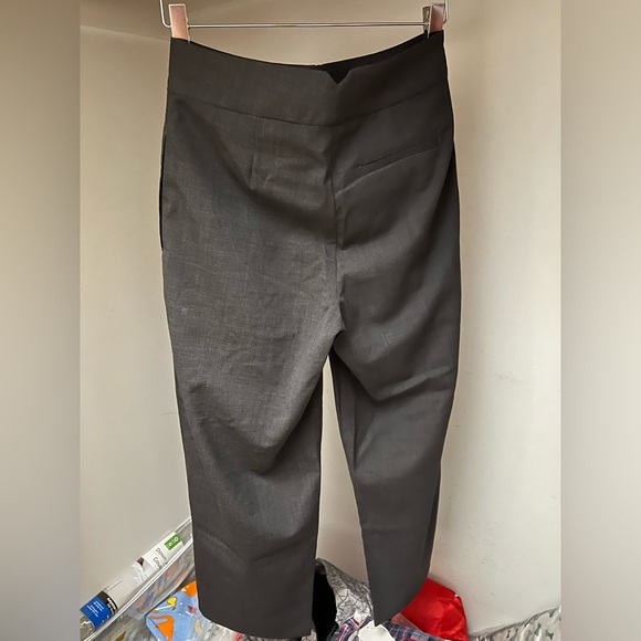 Theory women wool blend pants in grey size 4 - Picture 2 of 7